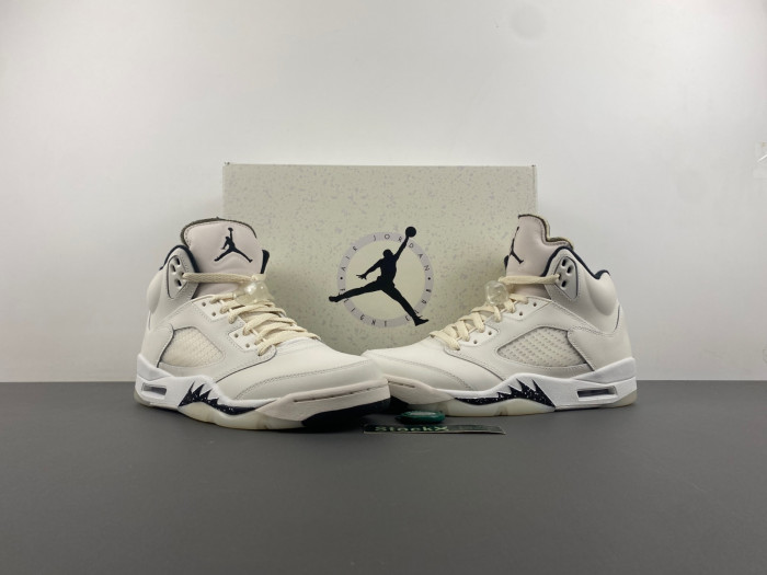 AIR JORDAN 5 RETRO ''WHITE BLACK'' DD0587-110