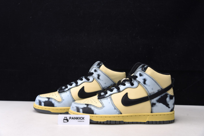 NIKE DUNK HIGH 1985 BLACK ACID WASH - DD9404-700