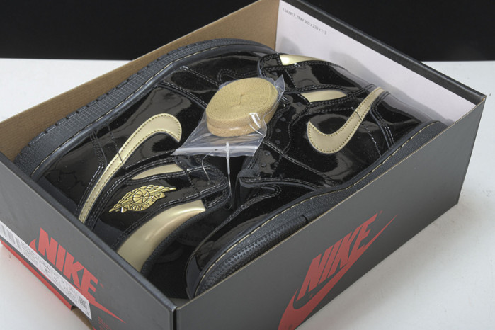 Jordan 1 Retro High Black Metallic Gold (2020) 555088-032