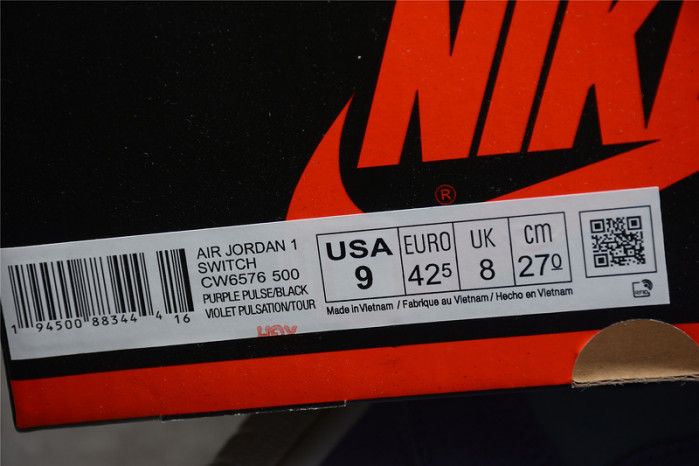 Jordan 1 High Switch Purple Pulse - CW6576-500