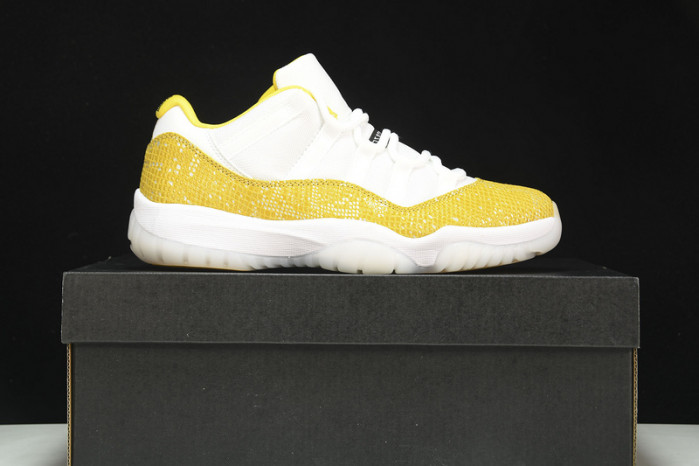 Air Jordan 11 Low WMNS “Yellow Snakeskin” AH7860-107