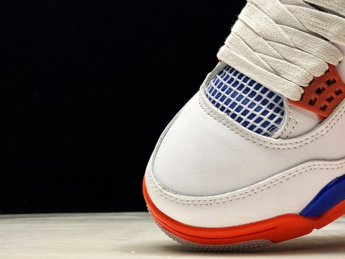 AIR JORDAN 4 WHITE/BRIGHT CRIMSON-ROYAL BLUE 308497-171
