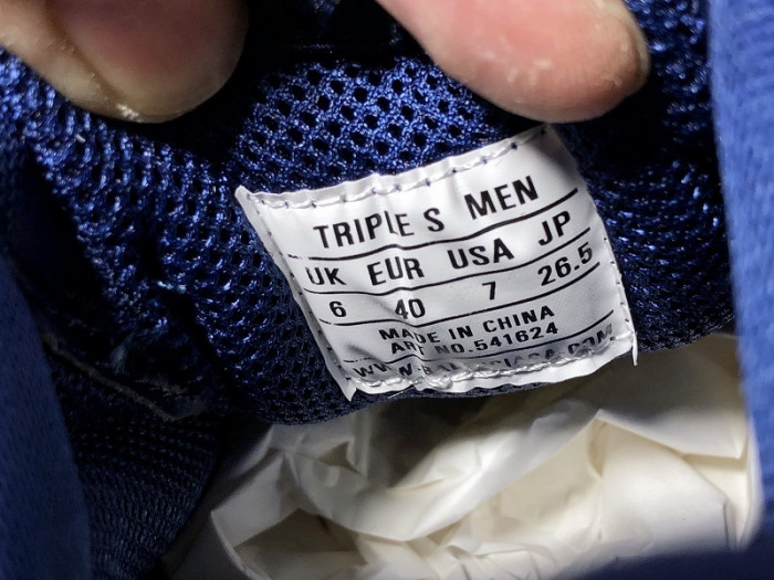 BLEN Triple S Clear Sole Navy 541624W09O14107