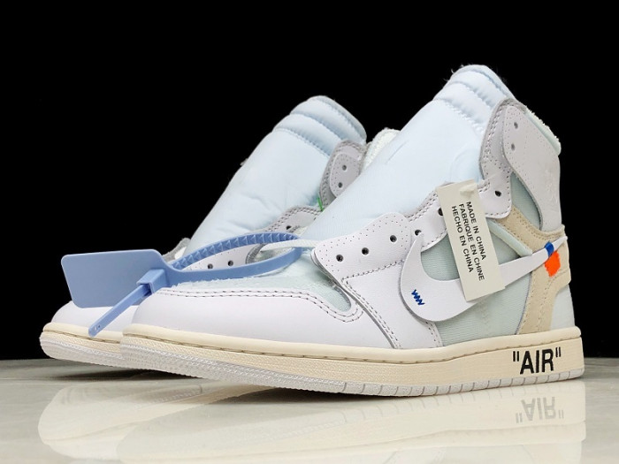 OH AIR JORDAN 1 RETRO HIGH WHITE AQ0818-100