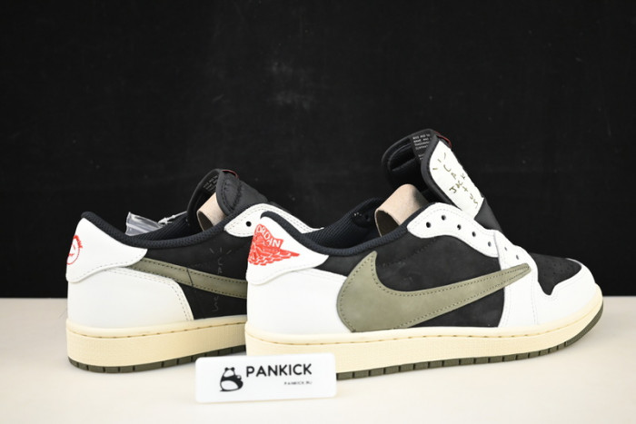 Travis Scott Air Jordan 1 Low OG Olive WMNS DZ4137-106