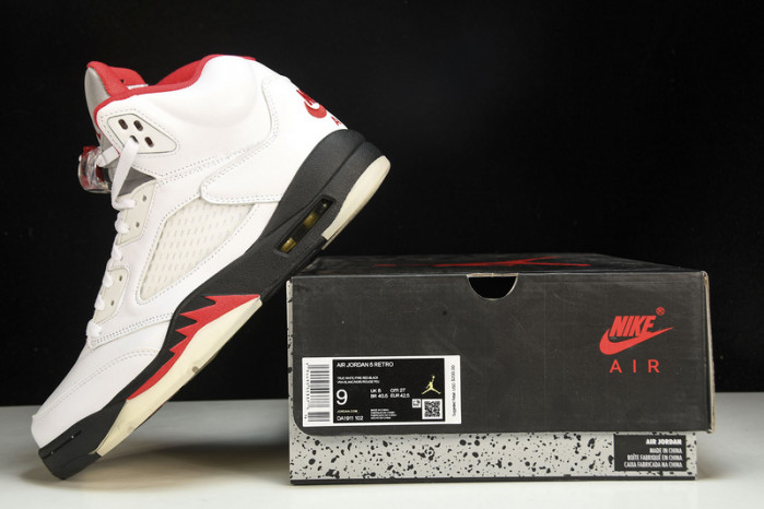 Jordan 5 Retro Fire Red Silver Tongue (2020) DA1911-102