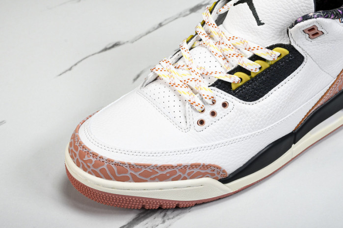 AIR JORDAN 3 RETRO "Red Stardust" 441140-100