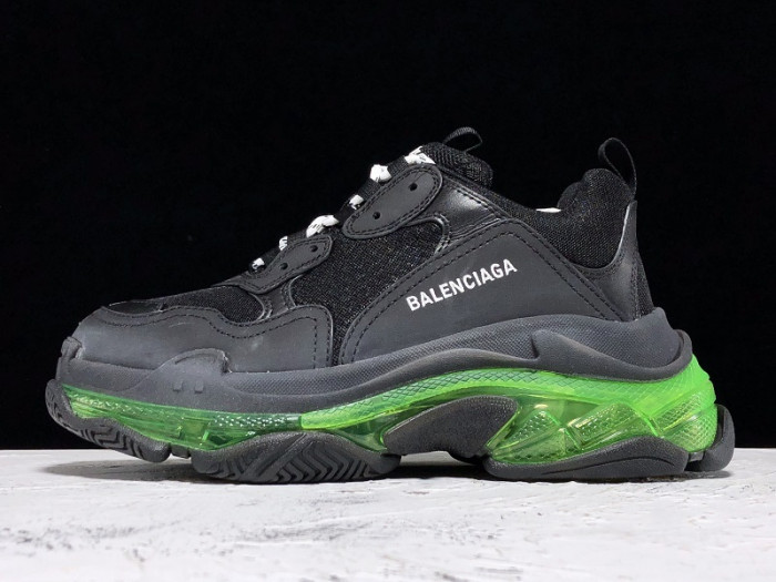 BLEN Triple S Clear Sole balck and green 541624 W09O1 3861
