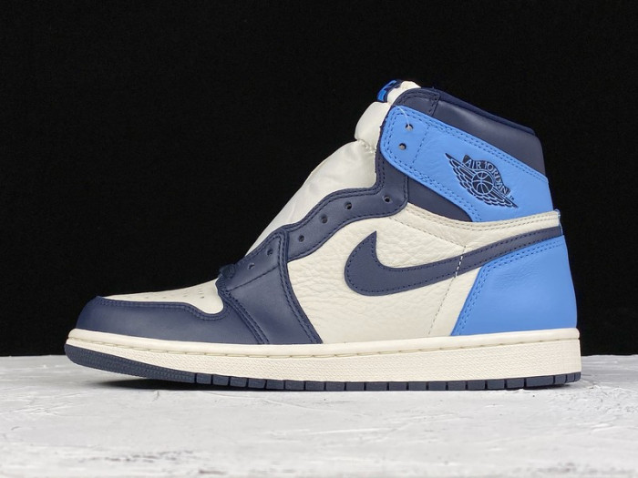 AIR JORDAN 1 OBSIDIAN UNIVERSITY BLUE 555088-140
