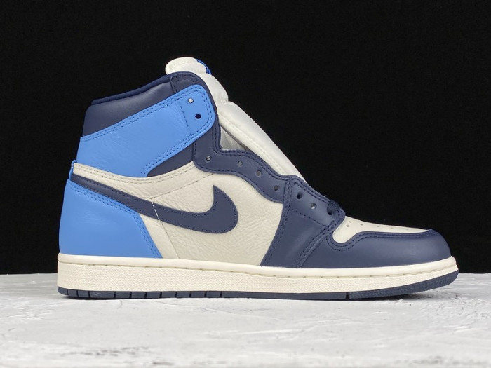 AIR JORDAN 1 OBSIDIAN UNIVERSITY BLUE 555088-140