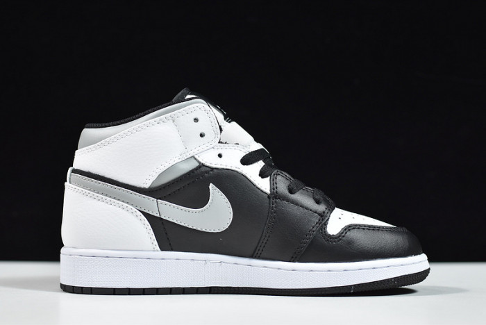 Jordan 1 Mid White Shadow - 554724-073