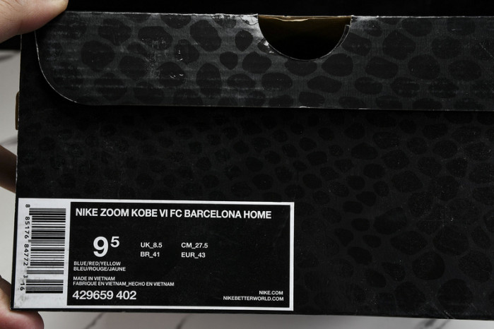 NK Zoom Kobe 6 FC Barcelona Home 429659-402