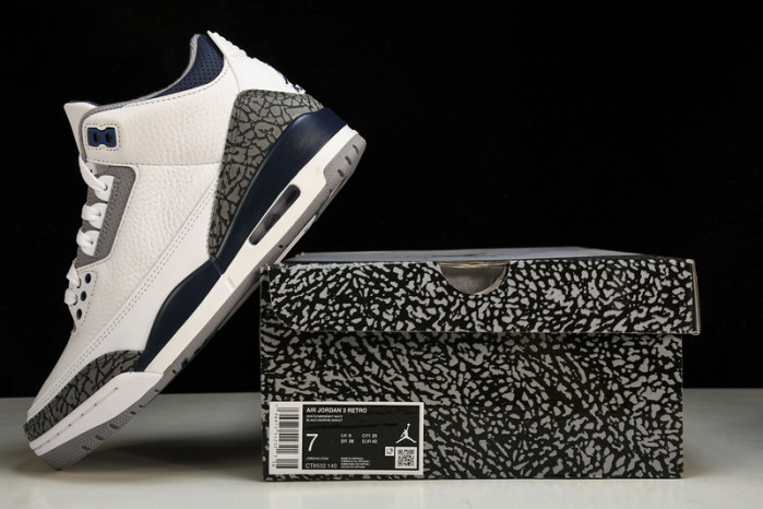 Air Jordan 3 “Midnight Navy” CT8532-140