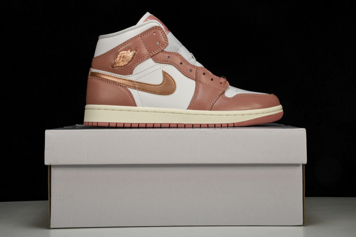 WMNS Air Jordan 1 Mid SE“Red Stardust” FB9892-670