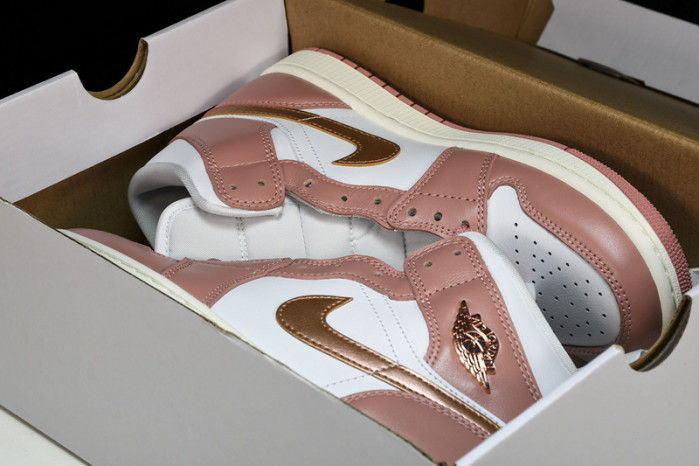 WMNS Air Jordan 1 Mid SE“Red Stardust” FB9892-670