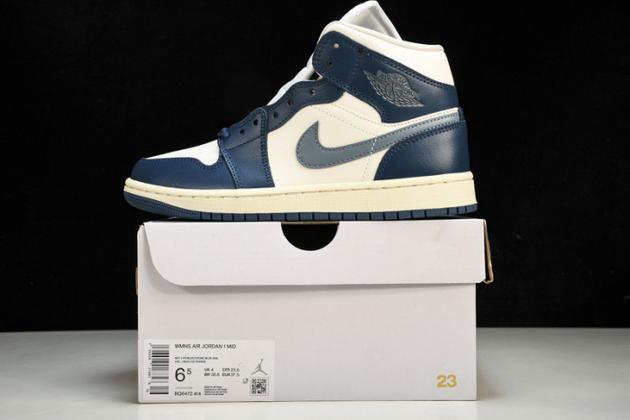 WMNS Air Jordan 1 Mid“Sky J French Blue” BQ6472-414