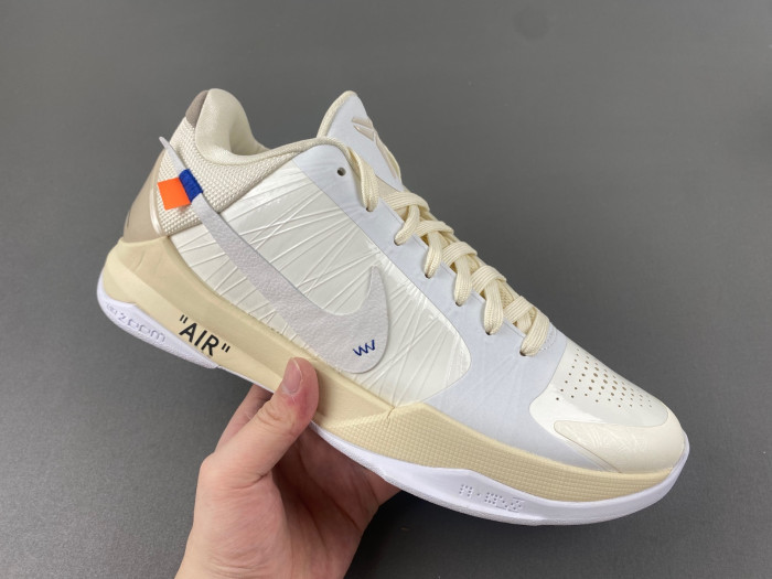 Nike Kobe 5 Protro Undefeated Rice White DB4796-101