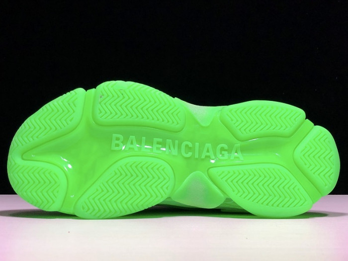 BLEN Triple S Neon Green Clear Sole 541624 W09OL 3801
