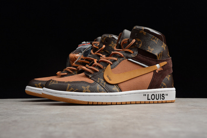 OFF–WHITE x Nike Air Jordan 1s（with case）