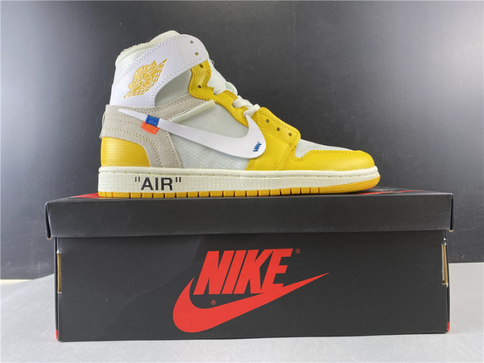 OH X Air Jordan 1 Yellow (AQ0818-149)
