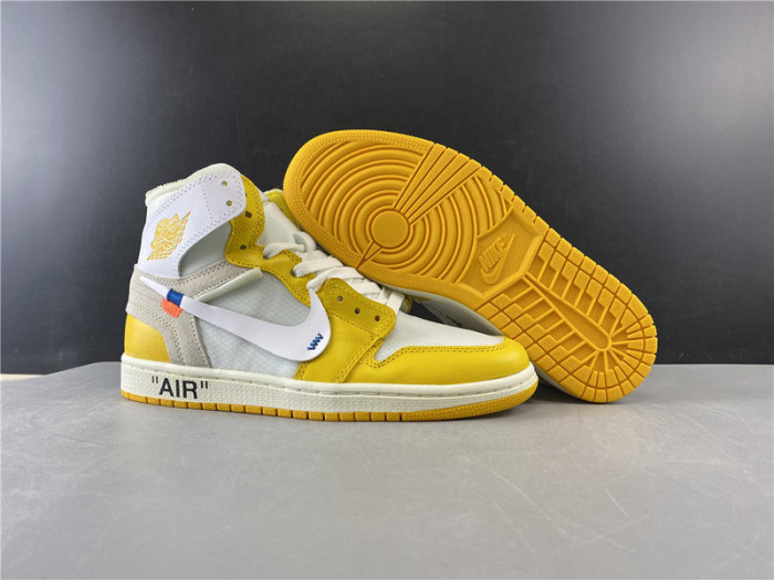 OH X Air Jordan 1 Yellow (AQ0818-149)
