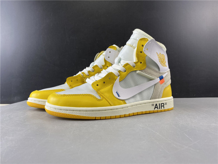 OH X Air Jordan 1 Yellow (AQ0818-149)
