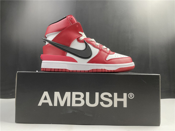 NIKE DUNK HIGH AMBUSH RED CU7544-102