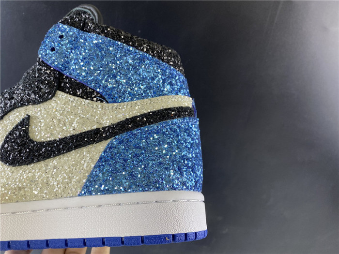 Cole-p600 Fragment Design x Air Jordan 1“ Glitter” CK5566-400