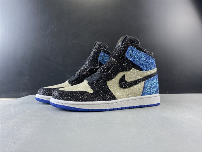 Cole-p600 Fragment Design x Air Jordan 1“ Glitter” CK5566-400