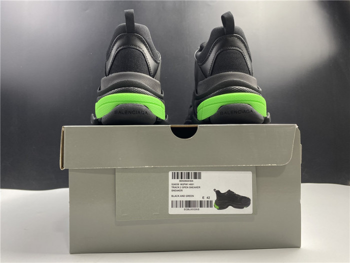 blen triple s black and green Ba*len*cia*ga 541624 w09ol 399