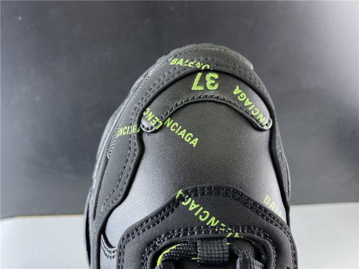 blen triple s black and green Ba*len*cia*ga letter 541624 w09ol 3801020