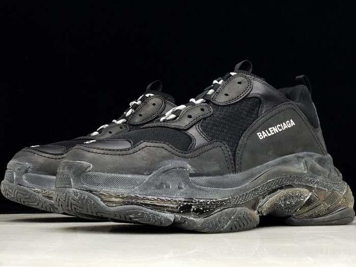 BLEN Triple S Black Clear Sole 544351 W09O 11000