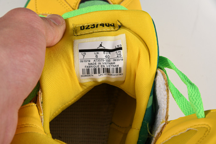 Air Jordan 7 Retro "Oregon Ducks PE" AT3375-300