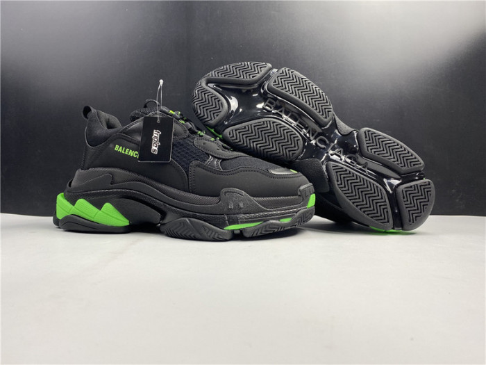 blen triple s black and green Ba*len*cia*ga 541624 w09ol 399