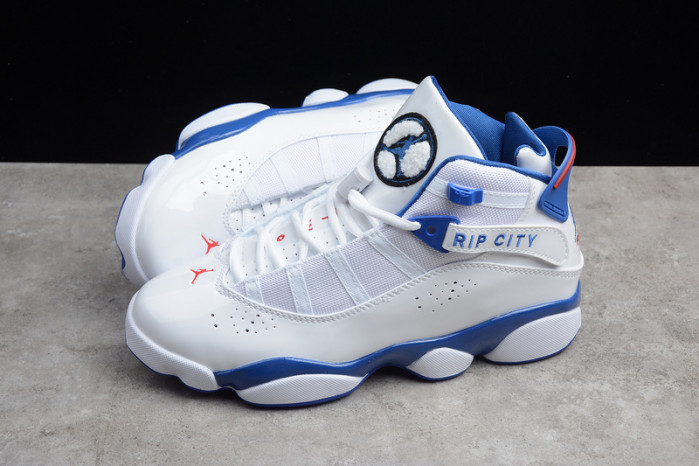 JORDAN 14 RETRO WHITE HYPER ROYAL - 487471-104