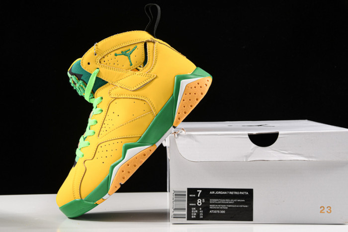 Air Jordan 7 Retro "Oregon Ducks PE" AT3375-300