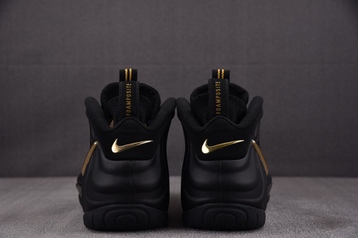 Nike Air Foamposite Pro Black Metallic Gold 624041-009