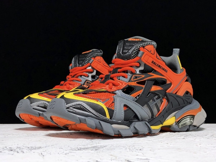 BLEN SNEAKER TESS.S.GOMMA 4.0 ORANGE BLACK 568614W2GN37560