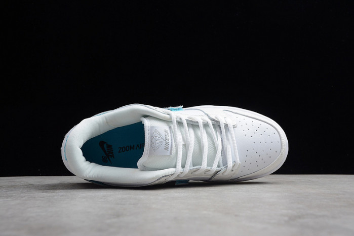 nike sb dunk low Di*m*nd s*pply co white Di*m*nd bv1310-100