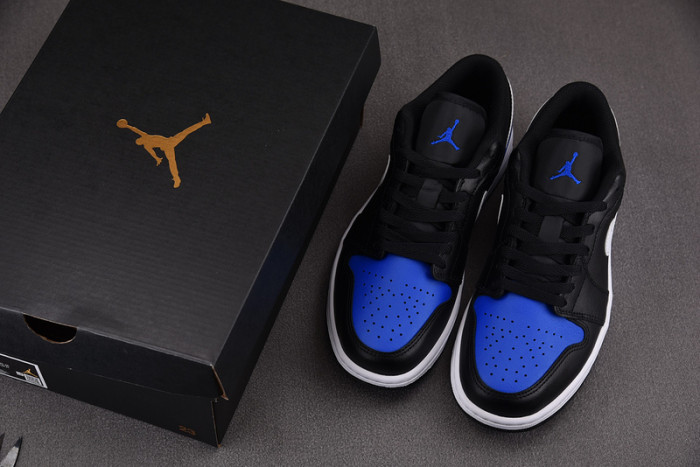 Air Jordan 1 Low Black Royal Toe 553558-042