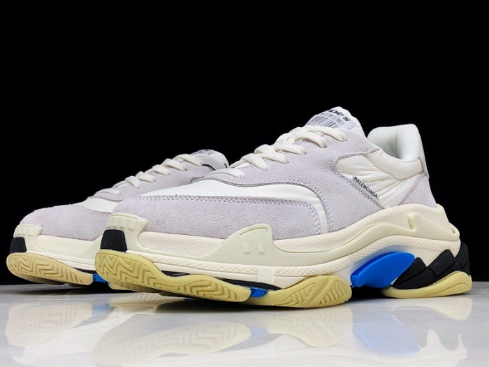 BLEN Triple S White Suede (W) 500597 W0971 9000