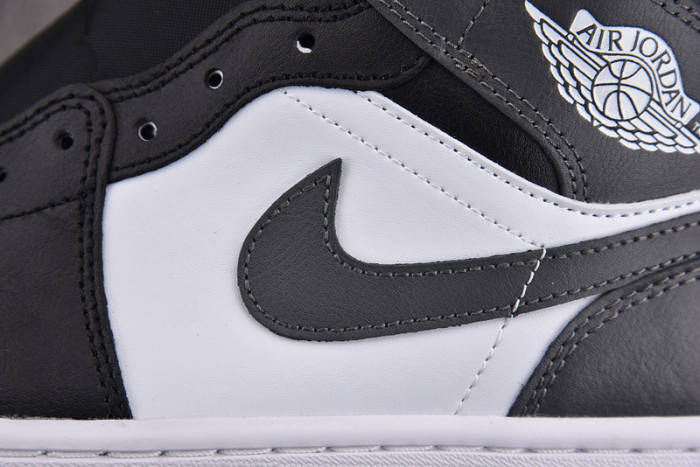 Air Jordan 1 Mid Black White Iron Grey DQ8426-001