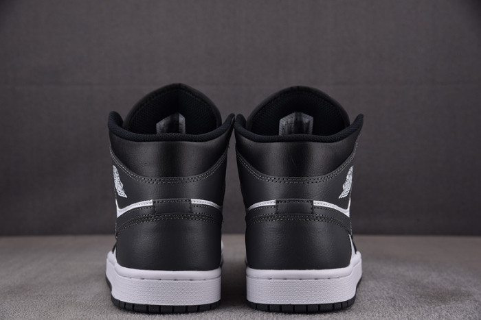 Air Jordan 1 Mid Black White Iron Grey DQ8426-001
