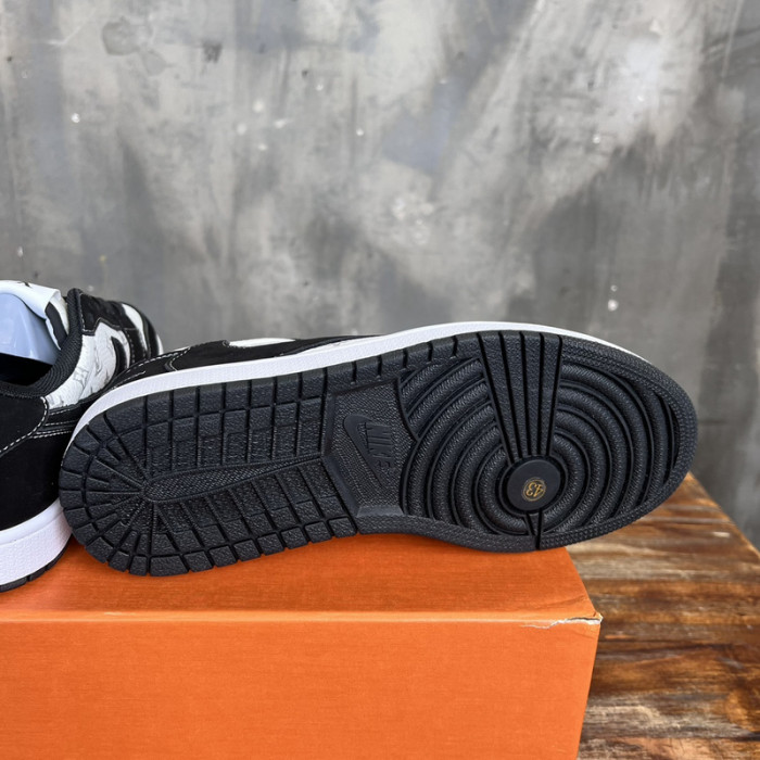 L.V # & AJ1 joint model inverted hook sneakers