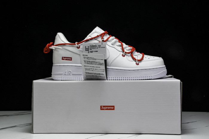 S*prem x air force 1 nike cu9225 101