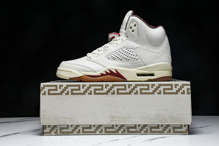 Air Jordan 5 "El Grito" Sail and Dark Pony HF8833-100