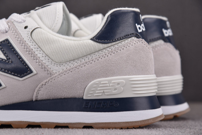 New Balance 574 White Navy Gum ML574TF2
